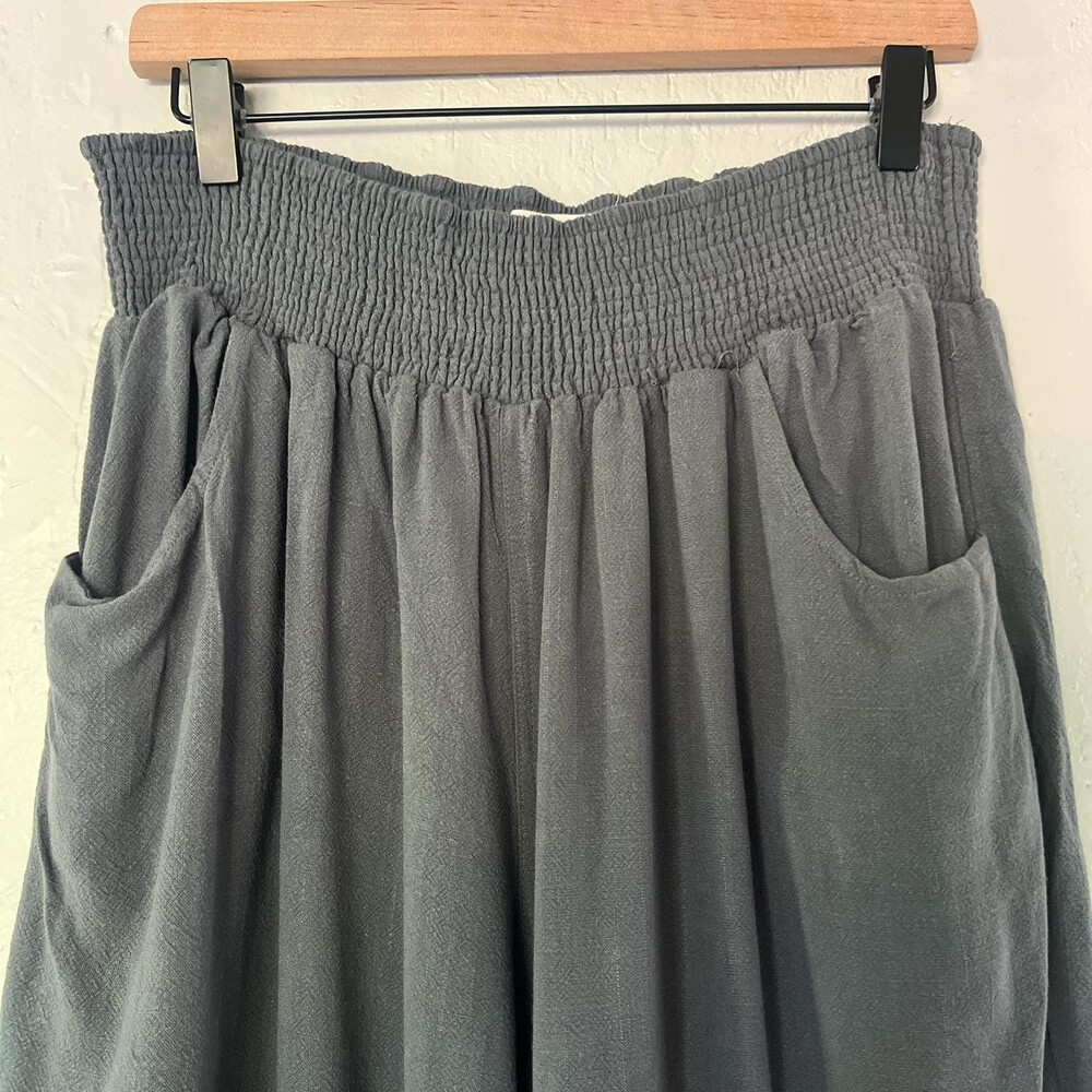 Natural Life Women's Grey and Green Trousers - Picture 2 of 4